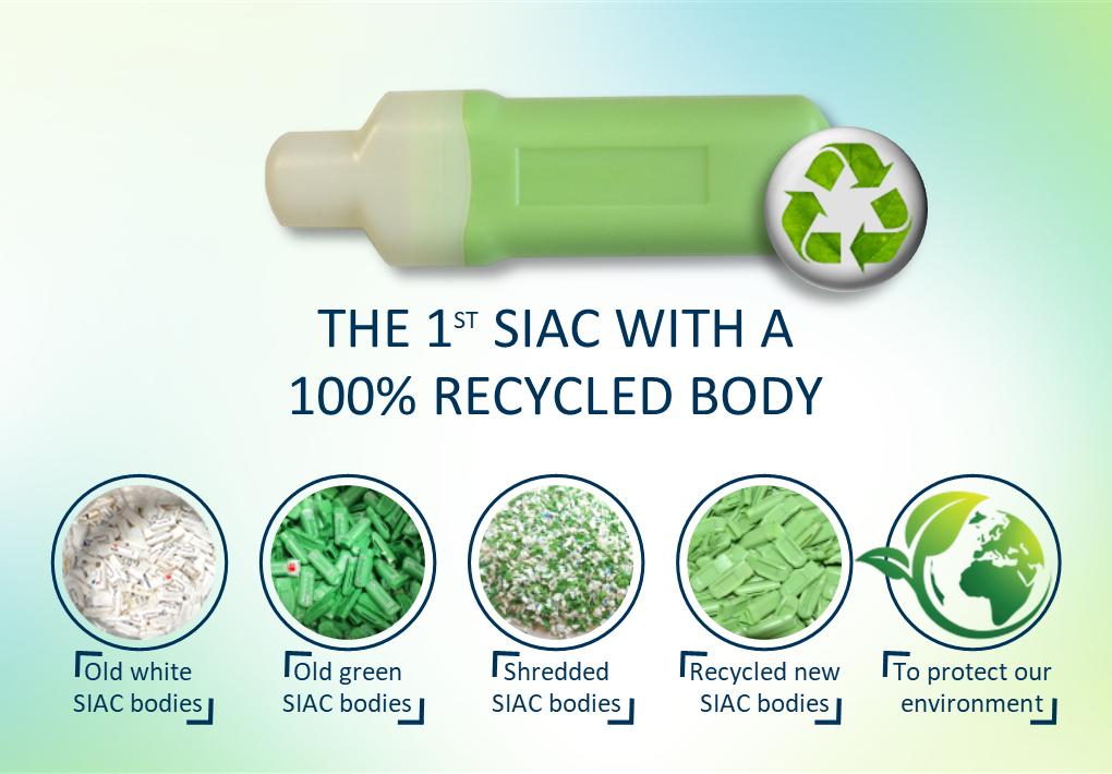 THE 1ST SIAC WITH A 100% RECYCLED BODY · SPORTident