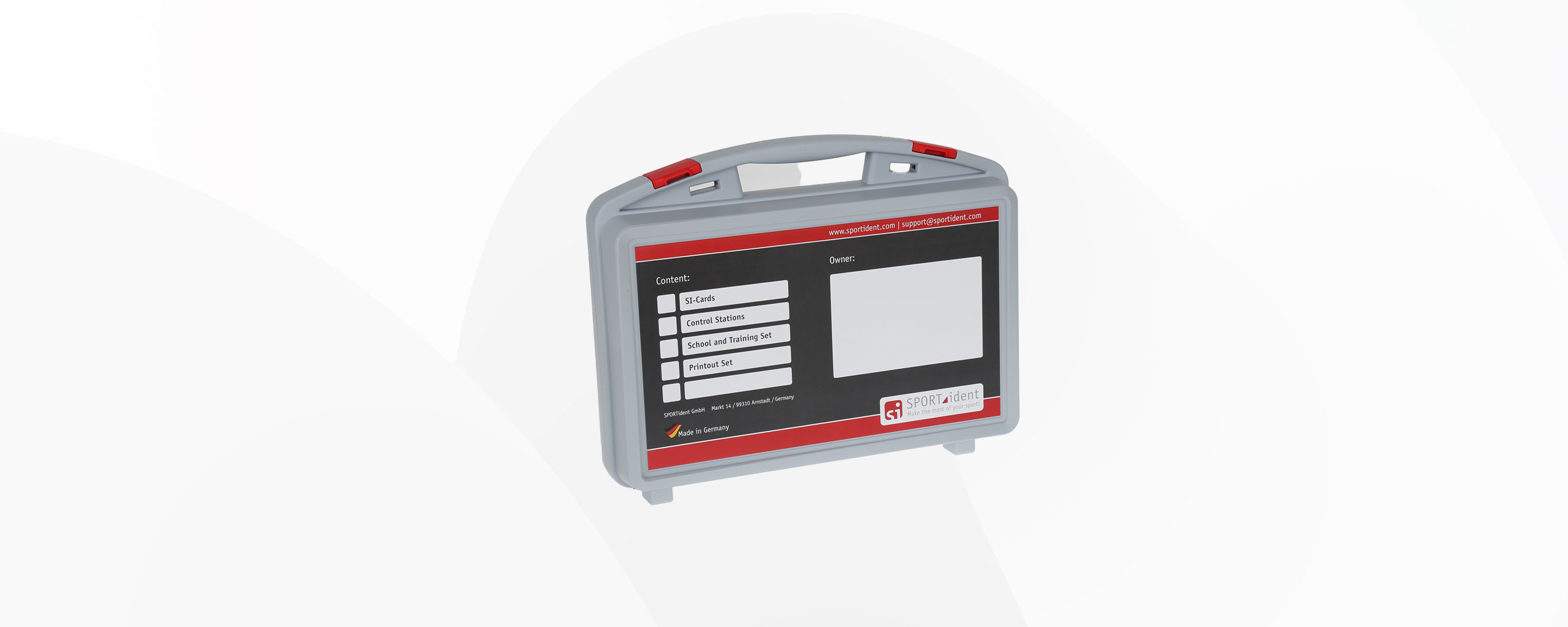 Transport case grey-S designed - Back